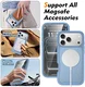 iPhone 18 Pro Max Hoesje Full Protect 360° Cover met MagSafe Matte Licht Blauw afbeelding 8