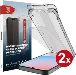 Rosso Samsung A27 Tempered Glass Installatietray Dust Removal (2-Pack) afbeelding