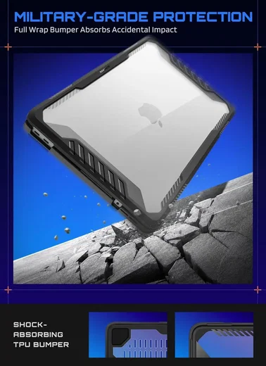 SUPCASE UB Pro Apple MacBook Neo 13 (2026) Hoes Kickstand Zwart afbeelding 2