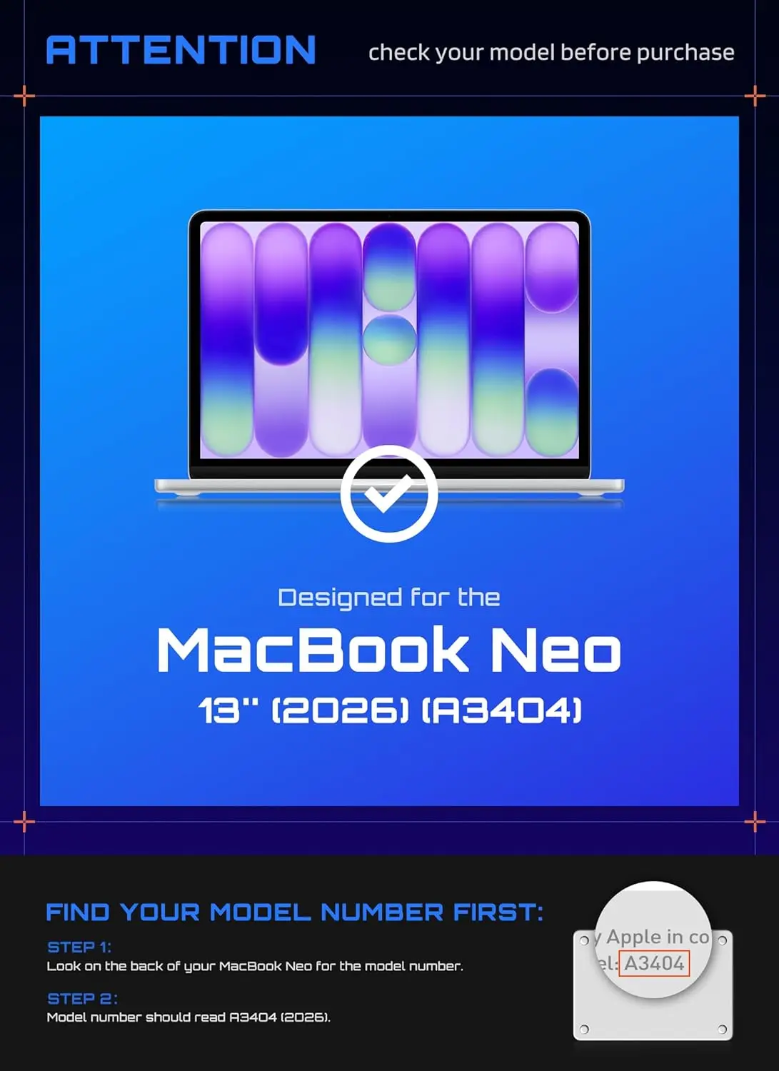 SUPCASE UB Pro Apple MacBook Neo 13 (2026) Hoes Kickstand Zwart afbeelding 8