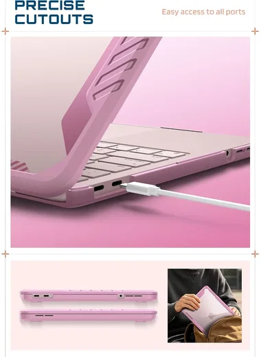SUPCASE Unicorn Beetle Hoesje voor Apple MacBook Neo 13 (2026) Roze afbeelding 5