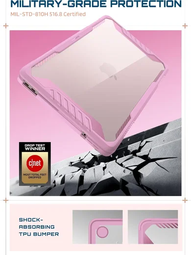 SUPCASE Unicorn Beetle Hoesje voor Apple MacBook Neo 13 (2026) Roze afbeelding 2