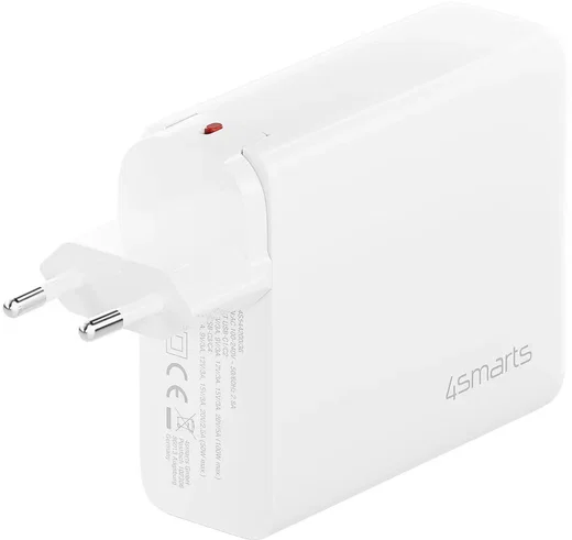 4smarts GaN Flex Pro 200W PD Oplader met Wereldstekker en 4 USB-C Poorten Wit afbeelding 11