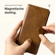 Rosso Element Samsung Galaxy Fold 8 Ultra Hoesje Book Case Wallet Bruin afbeelding 4