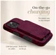 MIO 5.000 mAh Draadloze MagSafe Powerbank Reisformaat 15W Berry Blooms afbeelding 2