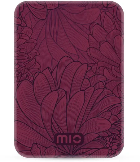 MIO 5.000 mAh Draadloze MagSafe Powerbank Reisformaat 15W Berry Blooms afbeelding 1
