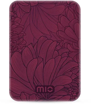 MIO 5.000 mAh Draadloze MagSafe Powerbank Reisformaat 15W Berry Blooms