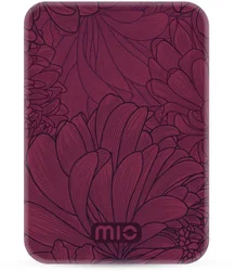 MIO 5.000 mAh Draadloze MagSafe Powerbank Reisformaat 15W Berry Blooms afbeelding
