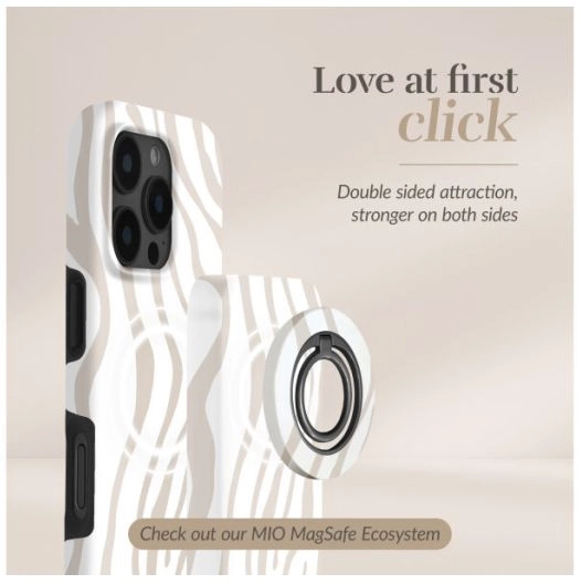 MIO 5.000 mAh Draadloze MagSafe Powerbank Reisformaat 15W Sandy Zebra afbeelding 4