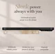 MIO 5.000 mAh Draadloze MagSafe Powerbank Reisformaat 15W Gold Marble afbeelding 6