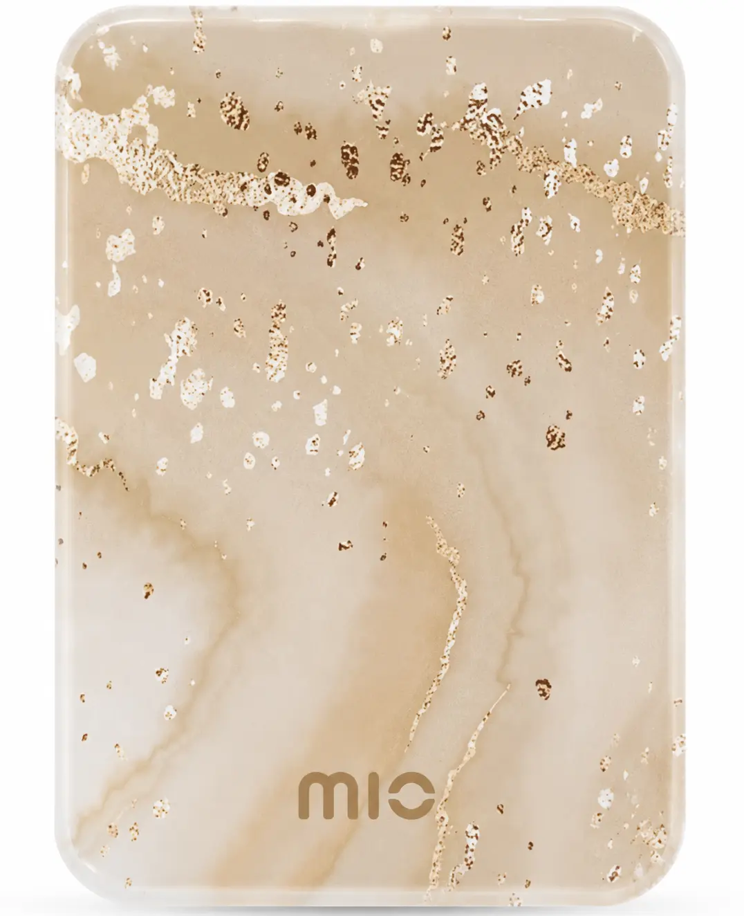 MIO 5.000 mAh Draadloze MagSafe Powerbank Reisformaat 15W Gold Marble afbeelding 1