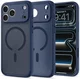 Spigen Ultra Hybrid MagFit iPhone 18 Pro Max / 17 Pro Max Hoesje Frosted Blauw afbeelding 2