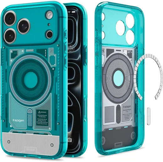 Spigen Ultra Hybrid MagFit iPhone 18 Pro Max / 17 Pro Max Hoesje Bondi Blauw afbeelding 1