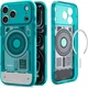 Spigen Ultra Hybrid MagFit iPhone 18 Pro Max / 17 Pro Max Hoesje Bondi Blauw afbeelding 1