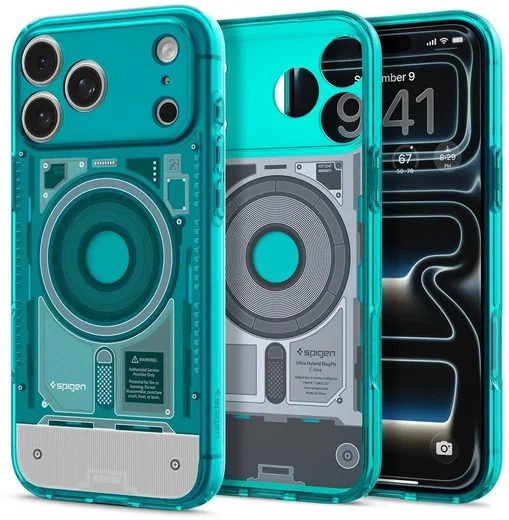 Spigen Ultra Hybrid MagFit iPhone 18 Pro Max / 17 Pro Max Hoesje Bondi Blauw afbeelding 2