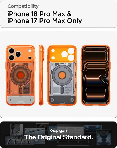 Spigen Ultra Hybrid MagFit iPhone 18 Pro Max / 17 Pro Max Hoesje One Tangerina afbeelding 4