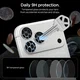 Spigen EZ Fit Optik Pro iPhone 18 Pro (Max) Camera Protector Zilver 2-Pack afbeelding 2