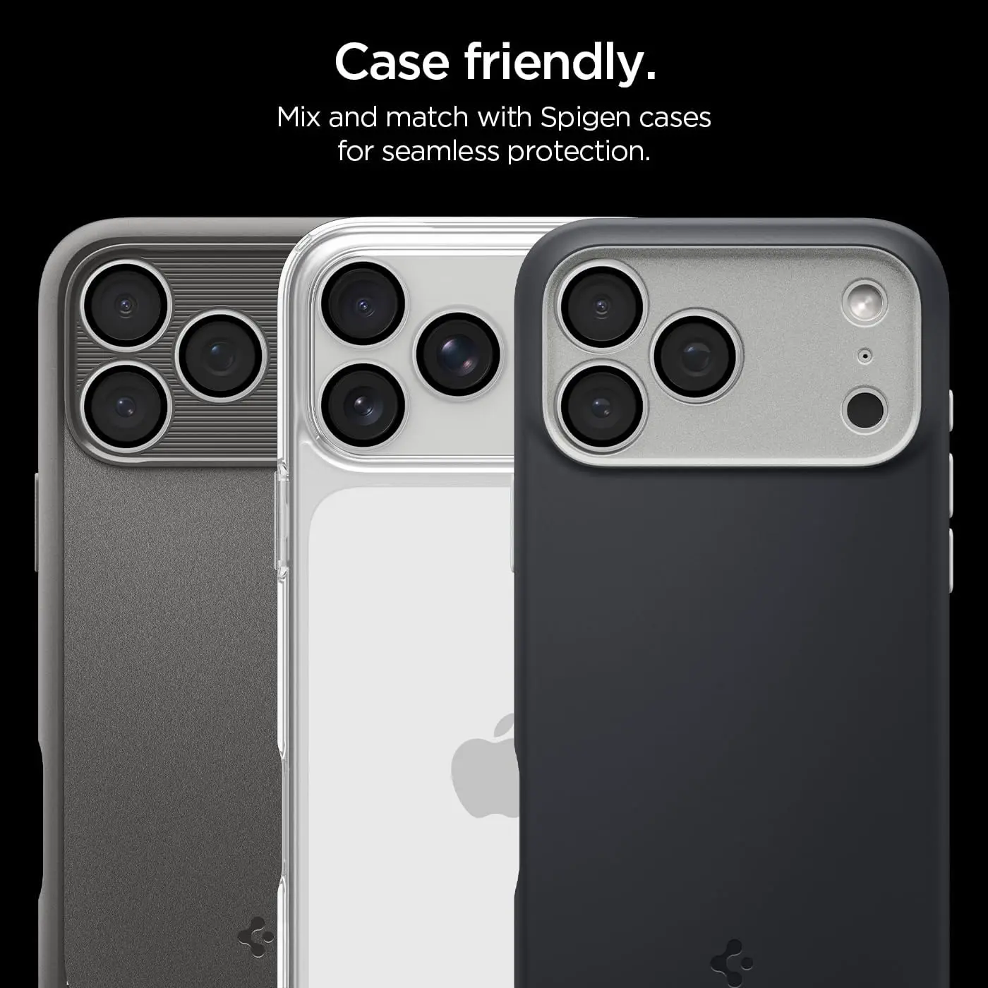 Spigen EZ Fit Optik Pro iPhone 18 Pro (Max) Camera Protector Zilver 2-Pack afbeelding 6