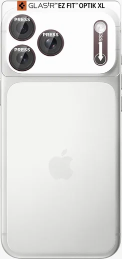 Spigen EZ Fit Optik Pro XL Apple iPhone 18 Pro Max Camera Protector Burgundy afbeelding 9