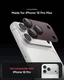 Spigen EZ Fit Optik Pro XL Apple iPhone 18 Pro Max Camera Protector Burgundy afbeelding 3