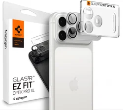 Spigen EZ Fit Optik Pro XL Apple iPhone 18 Pro Max Camera Protector Zilver afbeelding