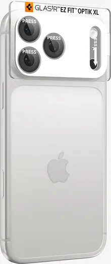 Spigen EZ Fit Optik Pro XL Apple iPhone 18 Pro Max Camera Protector Zilver afbeelding 2