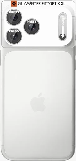 Spigen EZ Fit Optik Pro XL Apple iPhone 18 Pro Max Camera Protector Zilver afbeelding 9