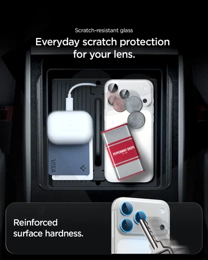 Spigen EZ Fit Optik Pro XL Apple iPhone 18 Pro Max Camera Protector Zilver afbeelding 8