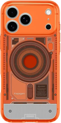 Spigen Ultra Hybrid MagFit iPhone 18 Pro / 17 Pro Hoesje MagSafe One Tangerine afbeelding 11