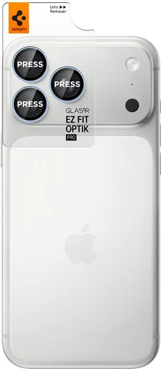 Spigen EZ Fit Optik Pro iPhone 18 Pro (Max) Camera Protector Licht Blauw 2-Pack afbeelding 2