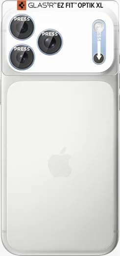 Spigen EZ Fit Optik Pro XL Apple iPhone 18 Pro Camera Protector Licht Blauw afbeelding 8