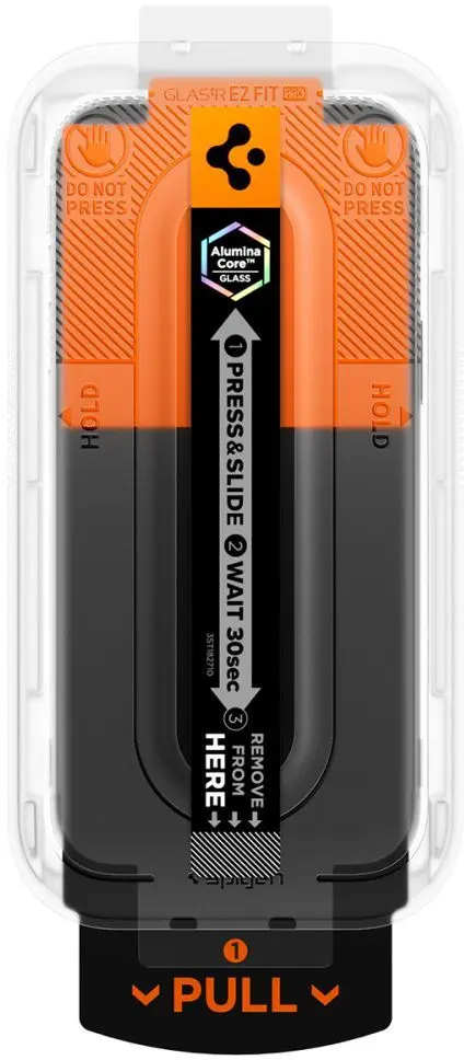 Spigen EZ Fit Pro HD GLAS.tR iPhone 18 Pro / 17 Pro / 17 Screen Protector 2-Pack afbeelding 9