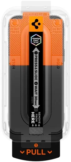 Spigen EZ Fit Pro HD GLAS.tR iPhone 18 Pro / 17 Pro / 17 Screen Protector 2-Pack afbeelding 9