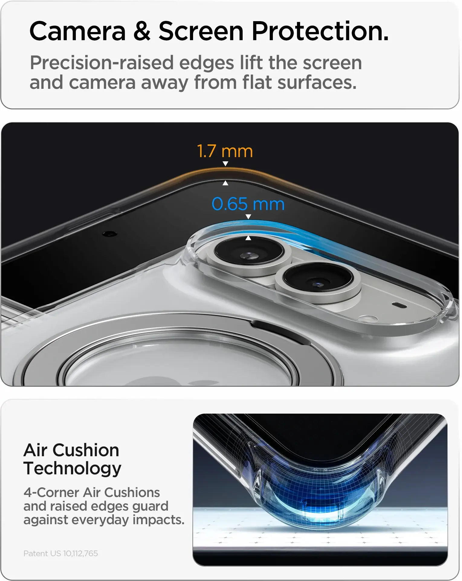 Spigen Ultra Hybrid S MagFit Apple iPhone Duo Hoesje Back Cover Transparant afbeelding 16