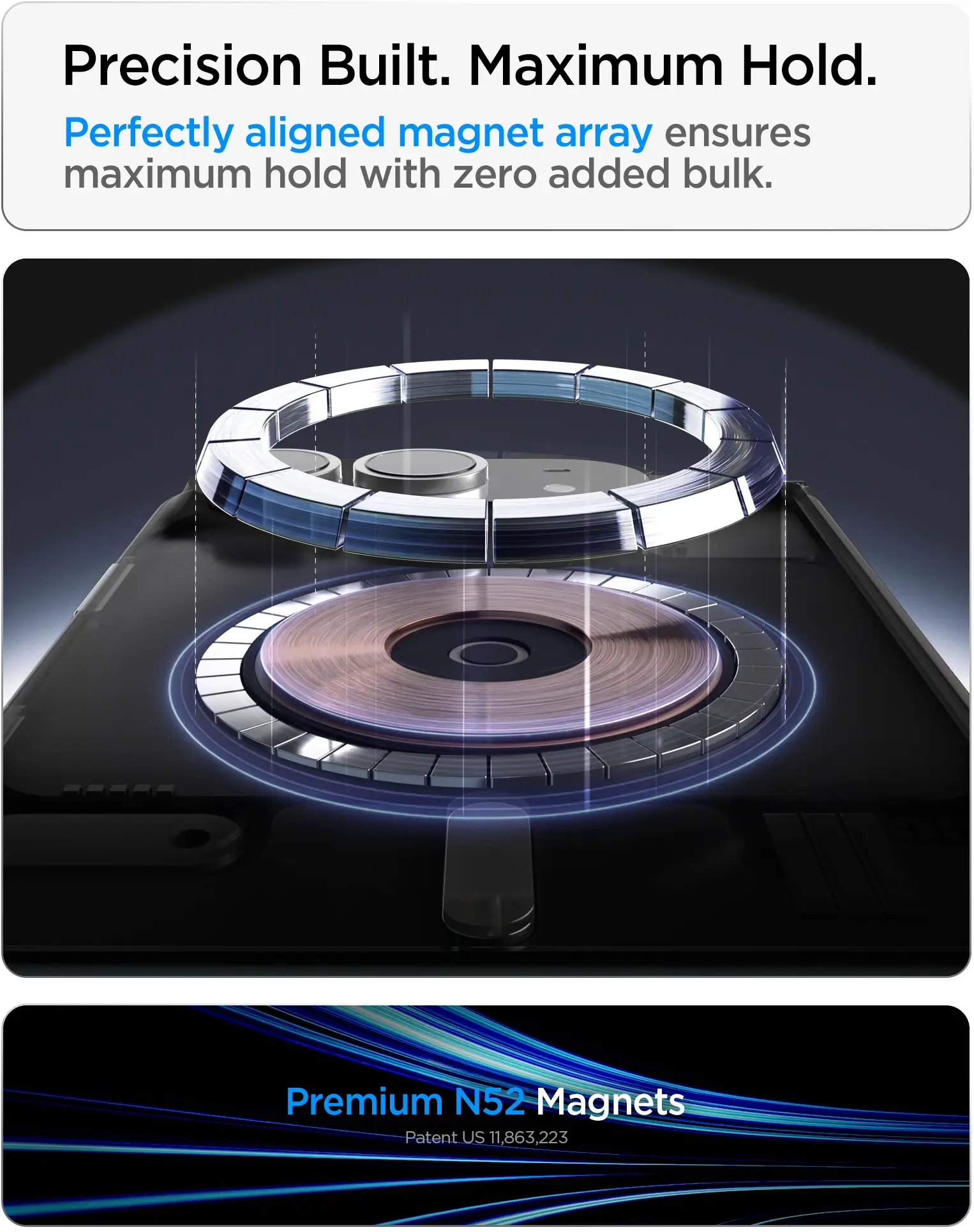 Spigen Ultra Hybrid S MagFit Apple iPhone Duo Hoesje Back Cover Transparant afbeelding 15