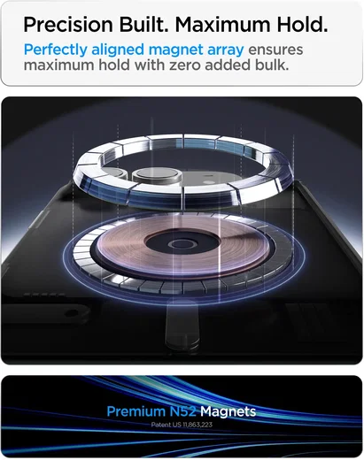 Spigen Ultra Hybrid S MagFit Apple iPhone Duo Hoesje Back Cover Transparant afbeelding 15