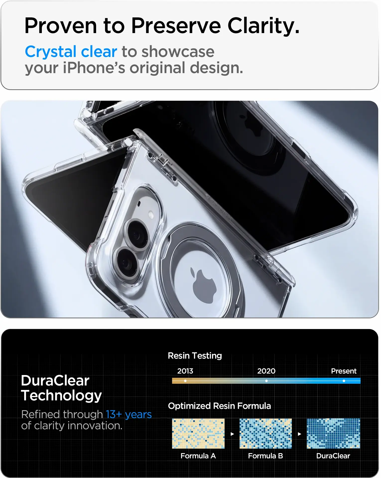 Spigen Ultra Hybrid S MagFit Apple iPhone Duo Hoesje Back Cover Transparant afbeelding 12