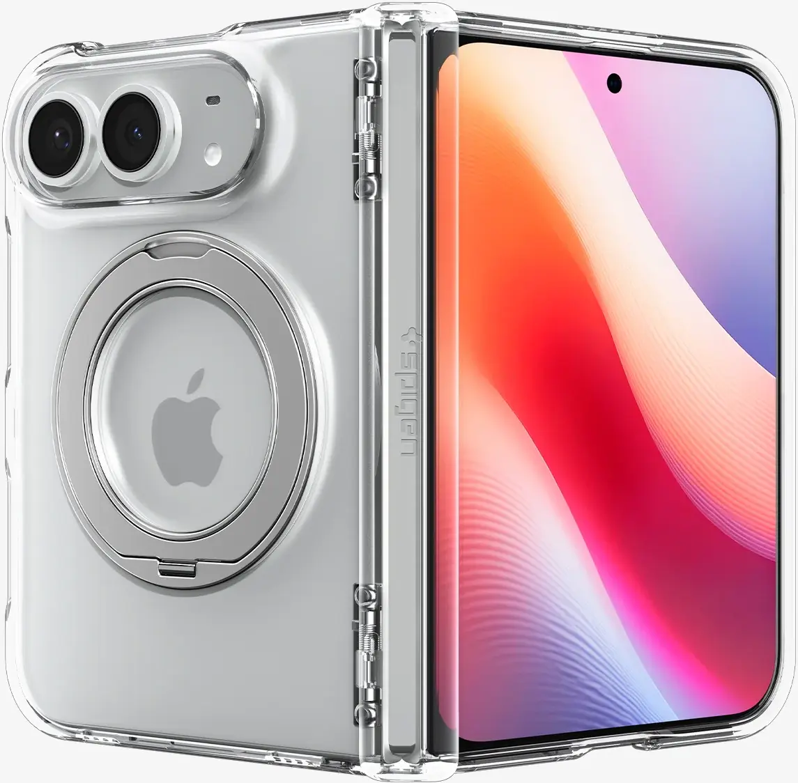 Spigen Ultra Hybrid S MagFit Apple iPhone Duo Hoesje Back Cover Transparant afbeelding 4