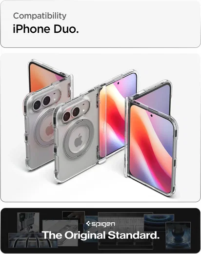 Spigen Ultra Hybrid S MagFit Apple iPhone Duo Hoesje Back Cover Transparant afbeelding 9
