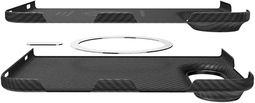 Spigen Air Skin Apple iPhone Duo Hoesje Back Cover MagFit Zwart afbeelding 8
