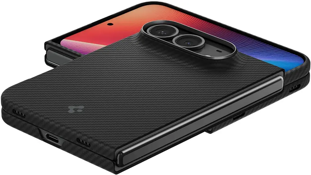 Spigen Air Skin Apple iPhone Duo Hoesje Back Cover MagFit Zwart afbeelding 12