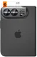 Spigen EZ Fit Optik Pro Apple iPhone Duo Camera Lens Protector Zwart (2-Pack) afbeelding 2