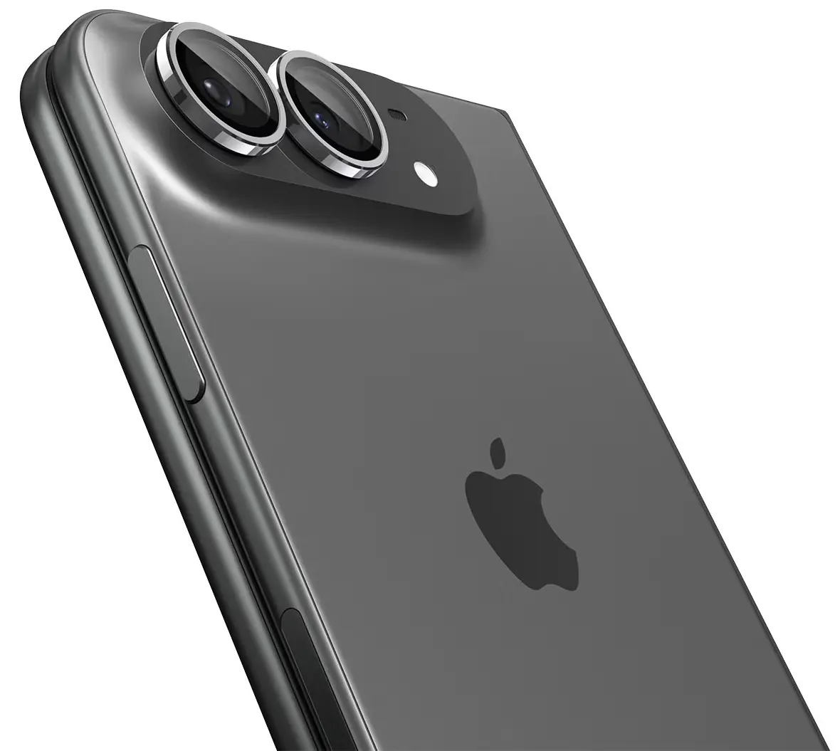 Spigen EZ Fit Optik Pro Apple iPhone Duo Camera Lens Protector Wit (2-Pack) afbeelding 3