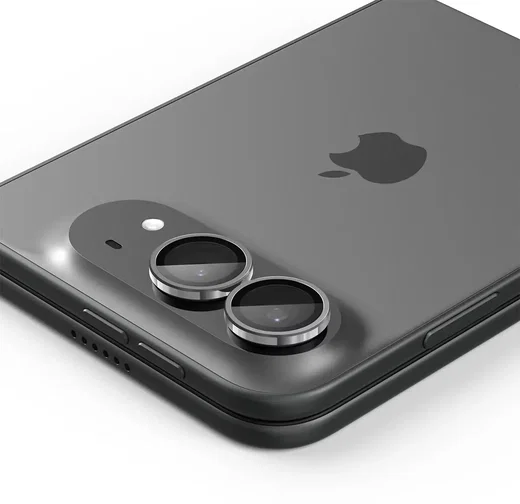 Spigen EZ Fit Optik Pro Apple iPhone Duo Camera Lens Protector Wit (2-Pack) afbeelding 4