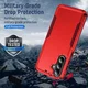 Samsung Galaxy A56 Hoesje Schokbestendige Hardcase Back Cover Rood afbeelding 2