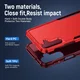 Samsung Galaxy A17 / A26 Hoesje Schokbestendige Hardcase Back Cover Rood afbeelding 5