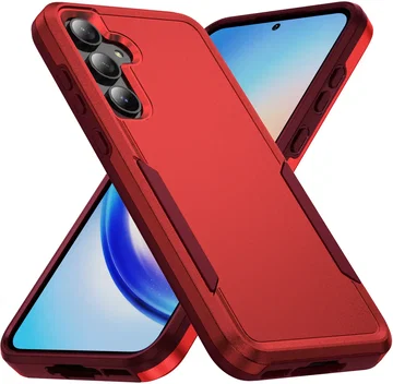 Samsung Galaxy A54 Hoesje Schokbestendige Hardcase Back Cover Rood