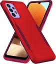 Samsung Galaxy A53 Hoesje Schokbestendige Hardcase Back Cover Rood