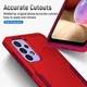 Samsung Galaxy A53 Hoesje Schokbestendige Hardcase Back Cover Rood afbeelding 5