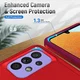 Samsung Galaxy A53 Hoesje Schokbestendige Hardcase Back Cover Rood afbeelding 8